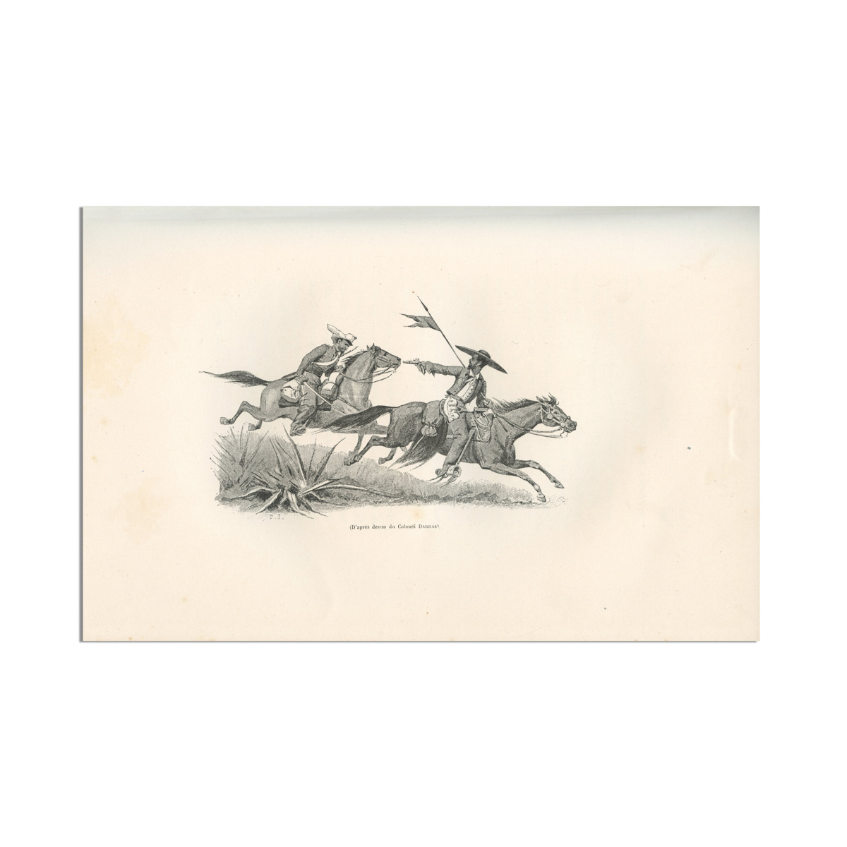 Georges Bibesco, Au Mexique 1862, combats et retraite des six mille, 1887 - imagine 6