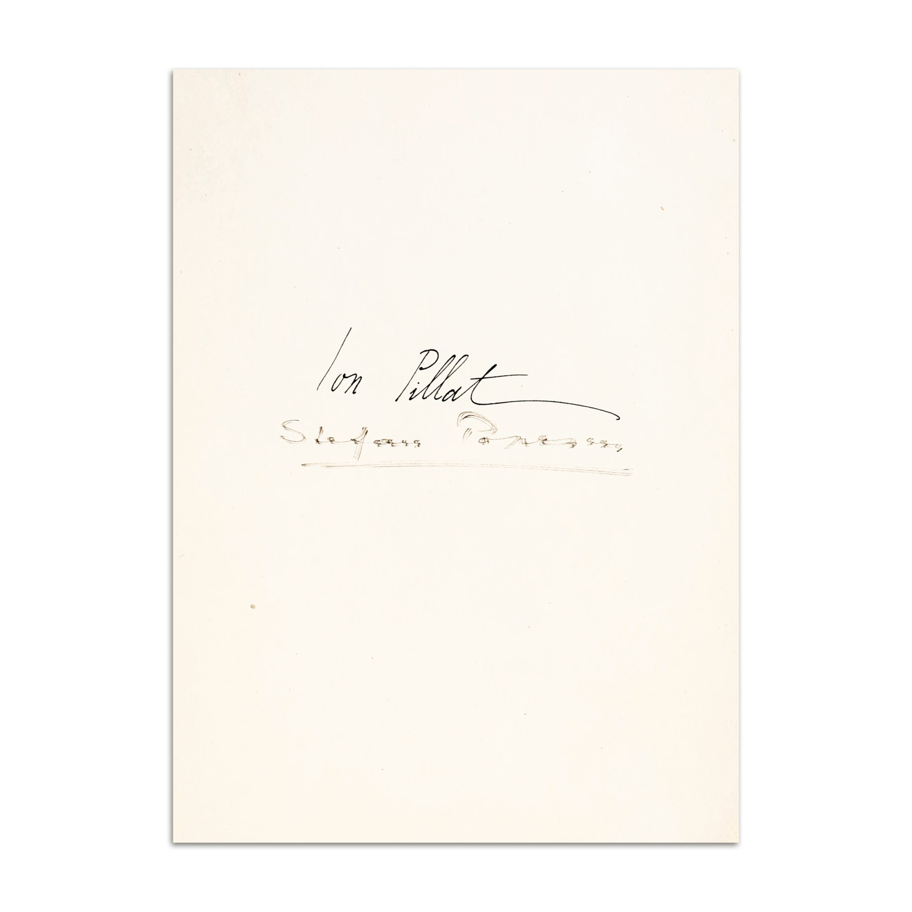 Ion Pillat, Ștefan Popescu, Florica, cu autografele autorilor - imagine 2