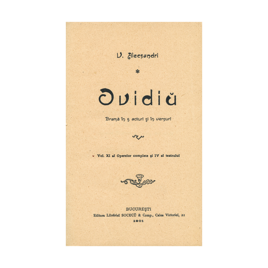 Vasile Alecsandri, Ovidiu, 1901 - imagine 2