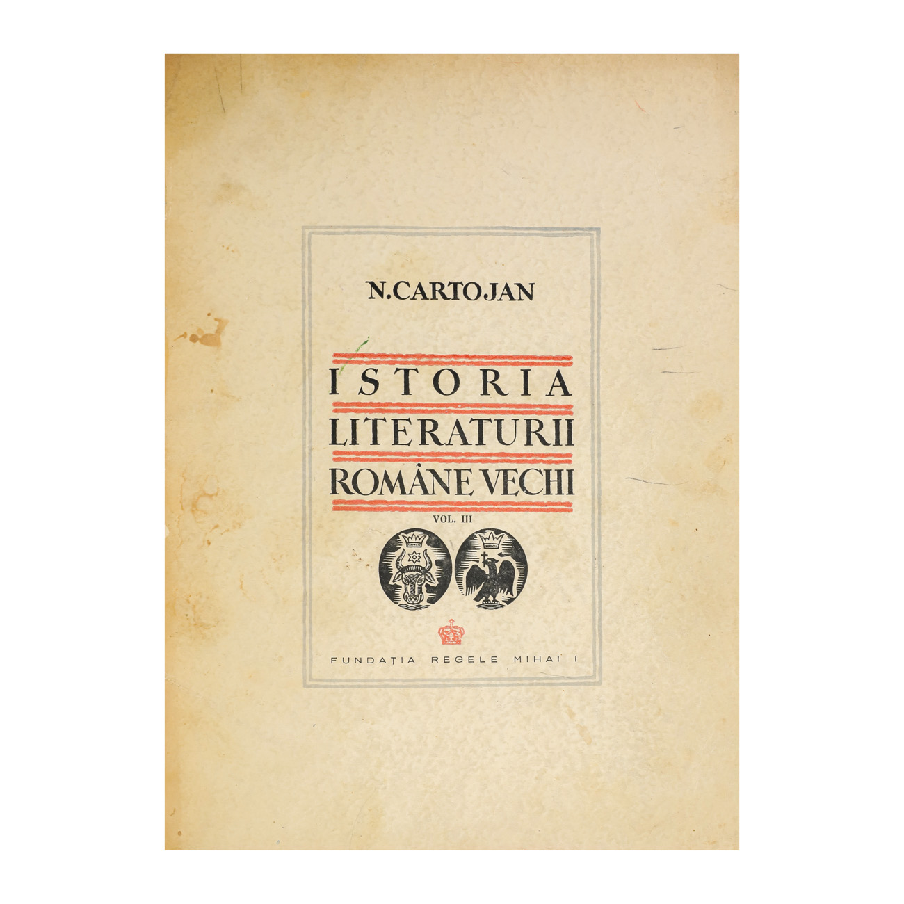 N. Cartojan, Istoria Literaturii Române Vechi, 3 volume colligate, cu dedicație - imagine 8
