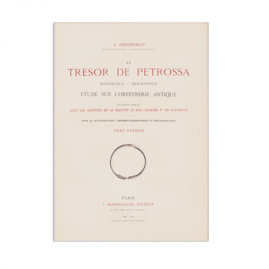 Alexandru Odobescu, Tezaurul de la Pietroasa, 1889-1900 - imagine 3