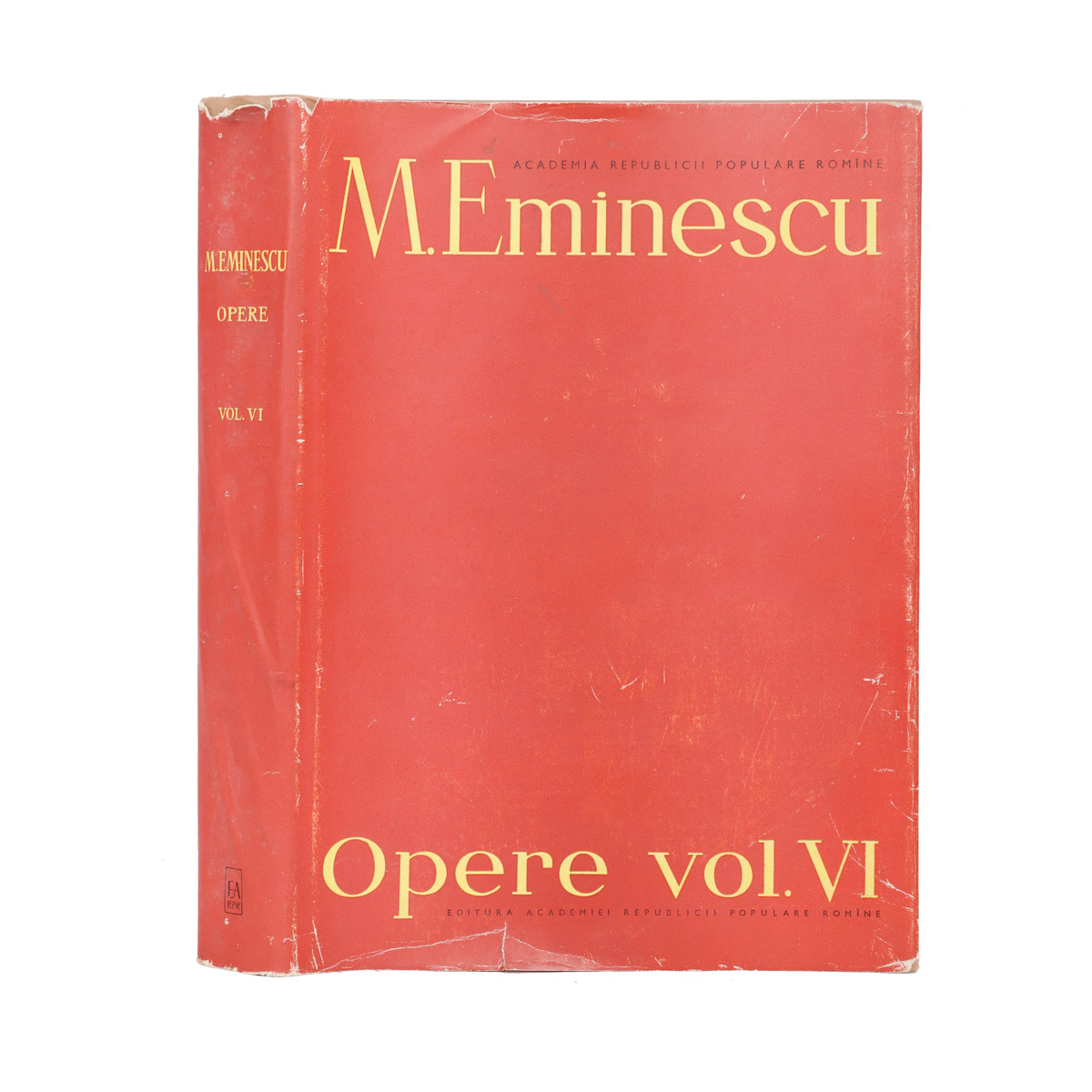 Mihai Eminescu, Opere, XVIII volume, ediția critică îngrijită de Perpessicius, cu dedicația criticului pentru Profesorul Petrescu Joița - imagine 8