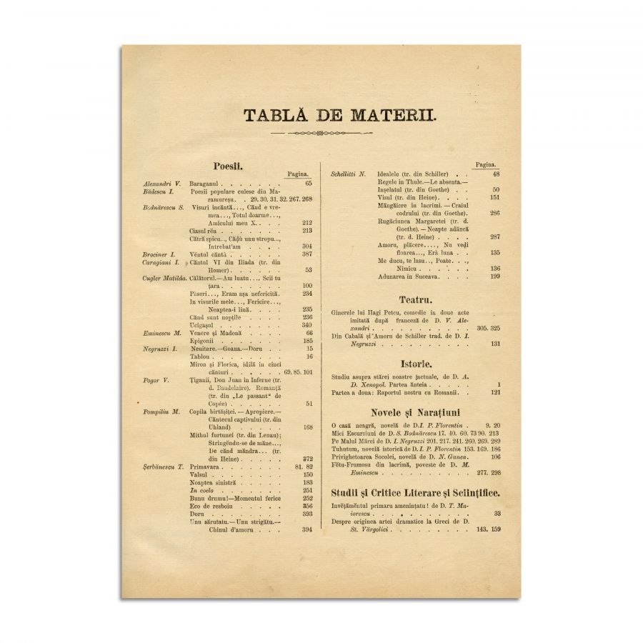 Debutul lui M. Eminescu în publicația „Convorbiri Literare”, anul IV, 1 martie 1870 - 1 martie 1871, cu „Epigonii”, „Venere și Madonă” de Mihai Eminescu - imagine 4