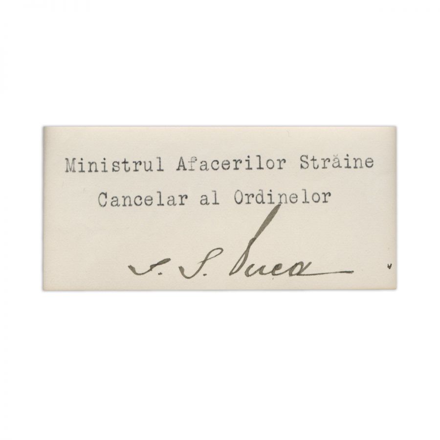I.G. Duca, fotografie de presă + bilet cu semnătura olografă, cca. 1925 - imagine 2
