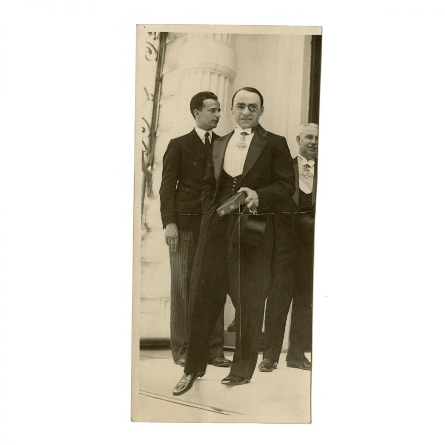 Armand Călinescu, fotografie de Iosif Berman + carte de vizită - imagine 3