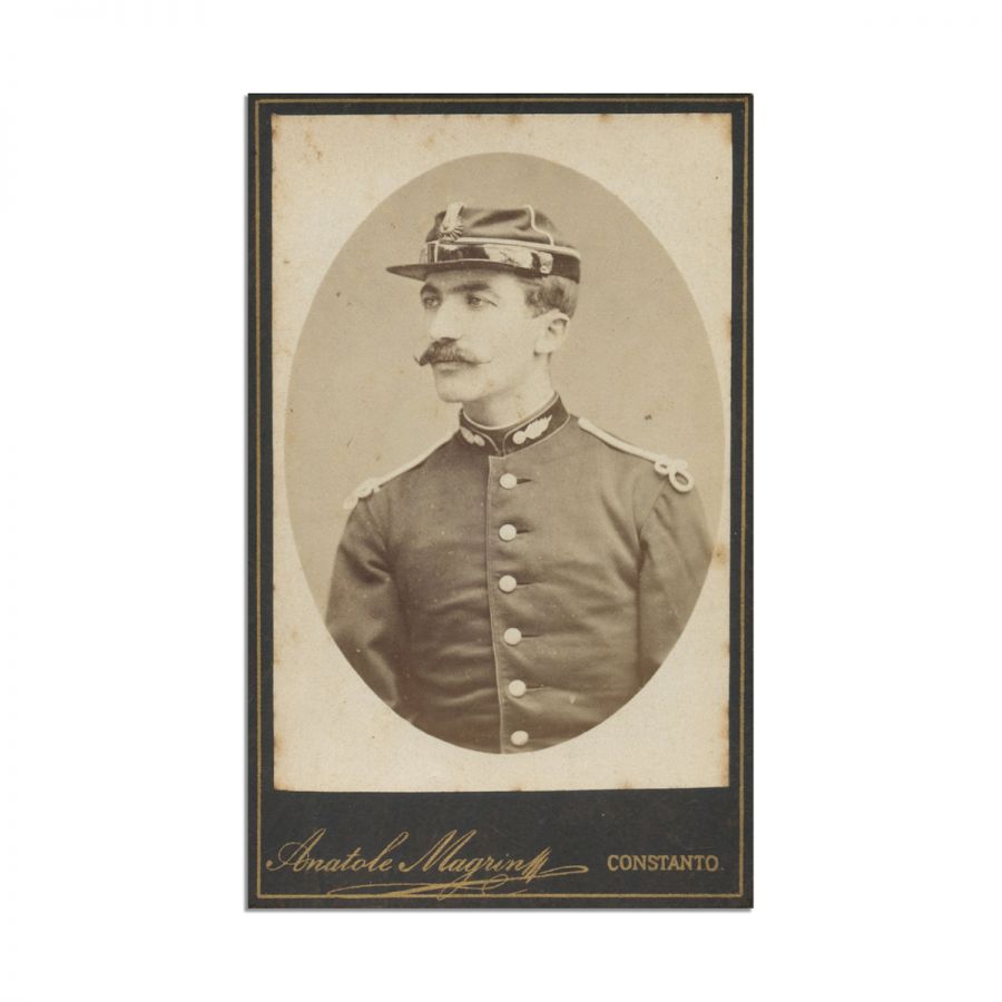 Generalul N. C. Constantinescu, carte de vizită + fotografie format carte-de-visite - imagine 2