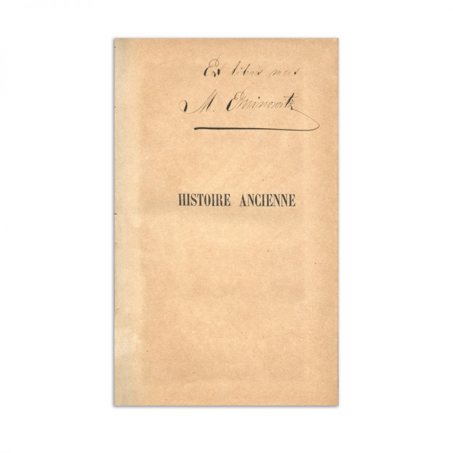 Georges Weber, Histoire Universelle. Histoire Ancienne, 1868- 1870, 3 volume din biblioteca lui Mihai Eminescu, cu ex-librisul semnătură al lui Matei Eminescu - imagine 7