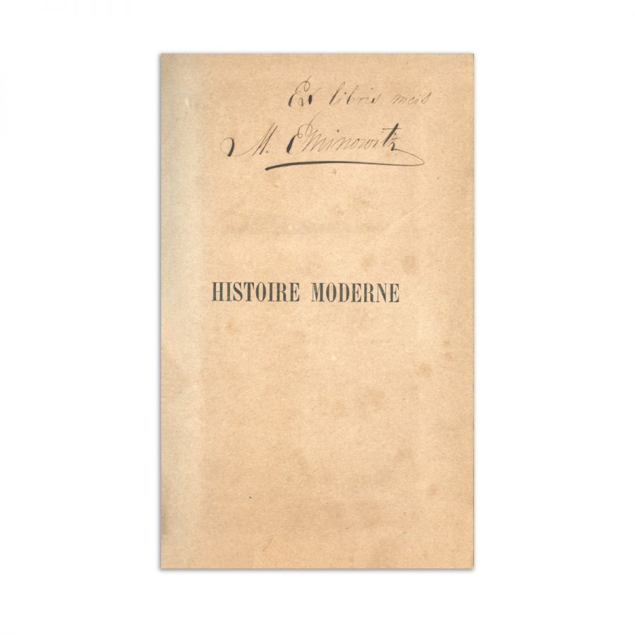 Histoire Universelle, Paris, Librairie Internationale, 1865 - 1868, 4 volume din biblioteca lui Mihai Eminescu, cu ex-librisul semnătură al lui Matei Eminescu - imagine 9