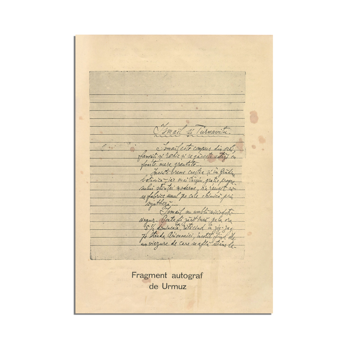 Urmuz, Urmuz, 1930, Colecția Editurii „UNU”, volum bibliofil - imagine 5