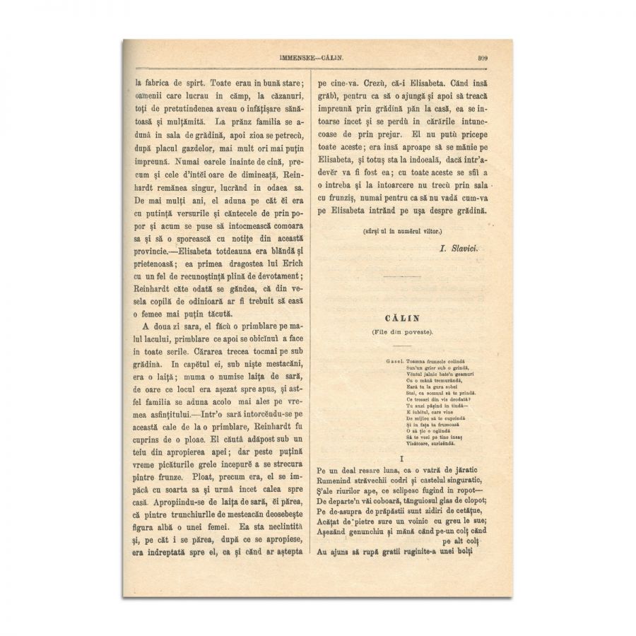 Convorbiri Literare, Anul X, 1 aprilie 1876 - 1 februarie 1877, cu mai multe publicații de M. Eminescu, Veronica Micle și Ion Creangă - imagine 8