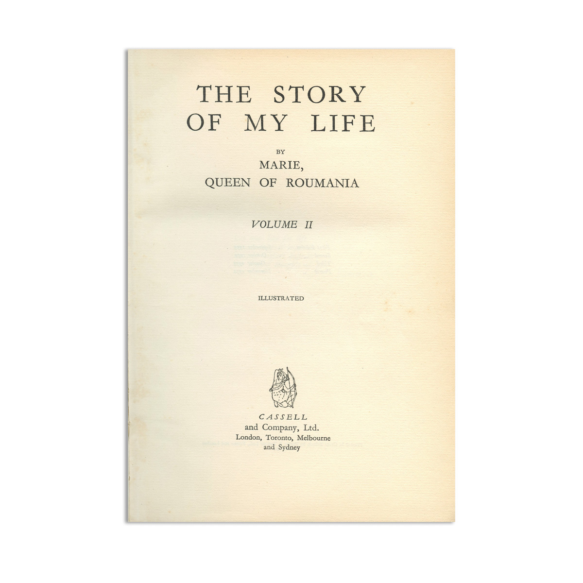 Marie Queen of Roumania, The Story of My Life, trei volume, 1935, cu dedicația reginei Maria - imagine 5