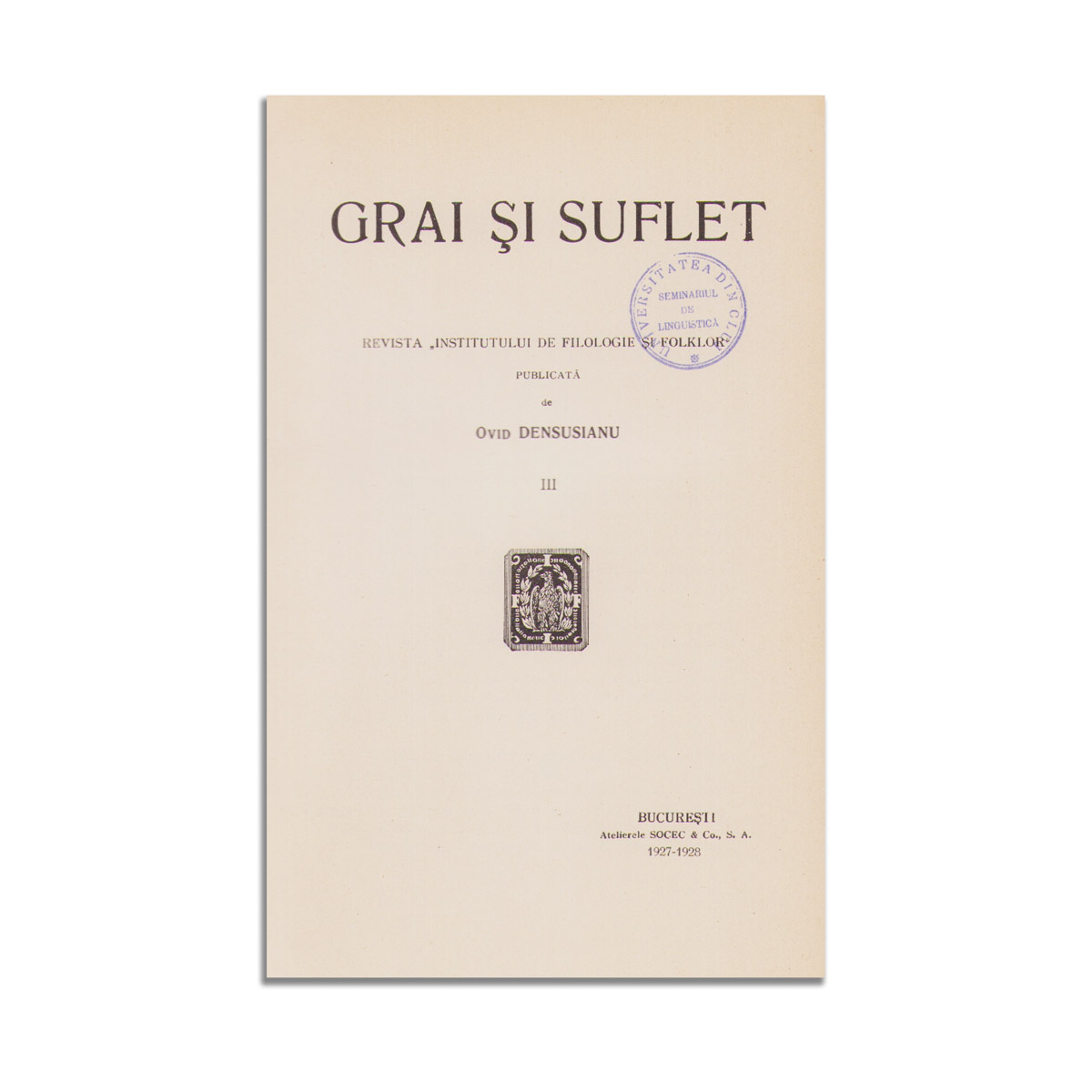 Publicația „Grai și suflet”, 1923-1937, 7 volume - imagine 5