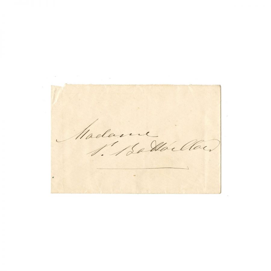 Maria Rosetti, scrisoare către soția lui Paul Bataillard, 1875 - D - imagine 3