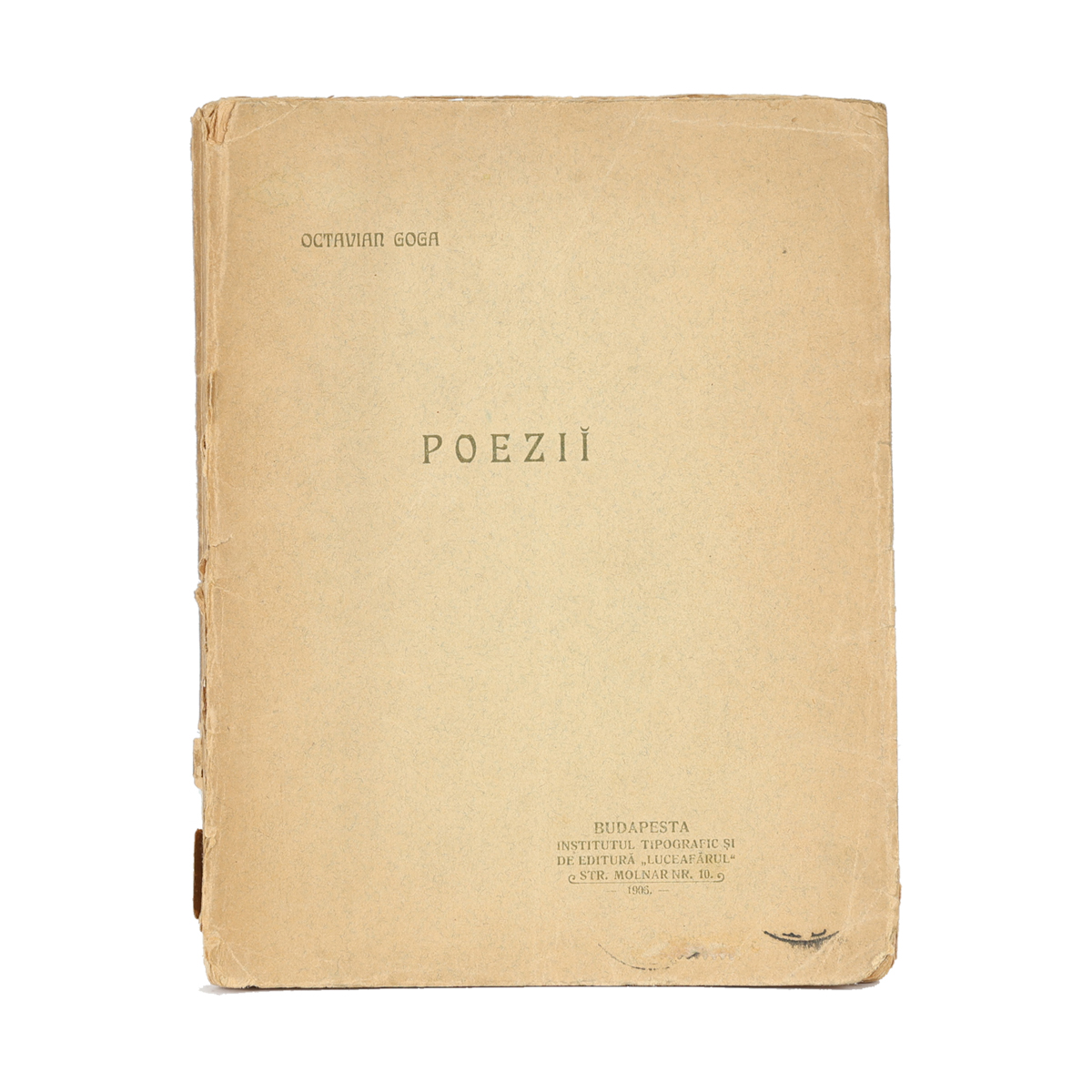 Octavian Goga, Poezii, 1905, prima ediție - imagine 2