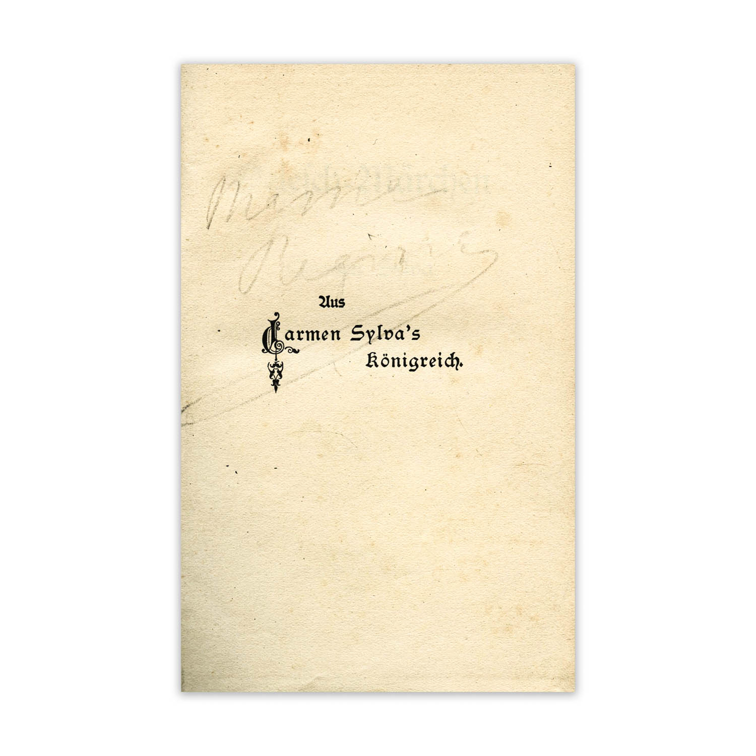 Carmen Sylva, Pelesch Märchen,(Poveștile Pelesului) 1904, cu semnătura reginei - imagine 3