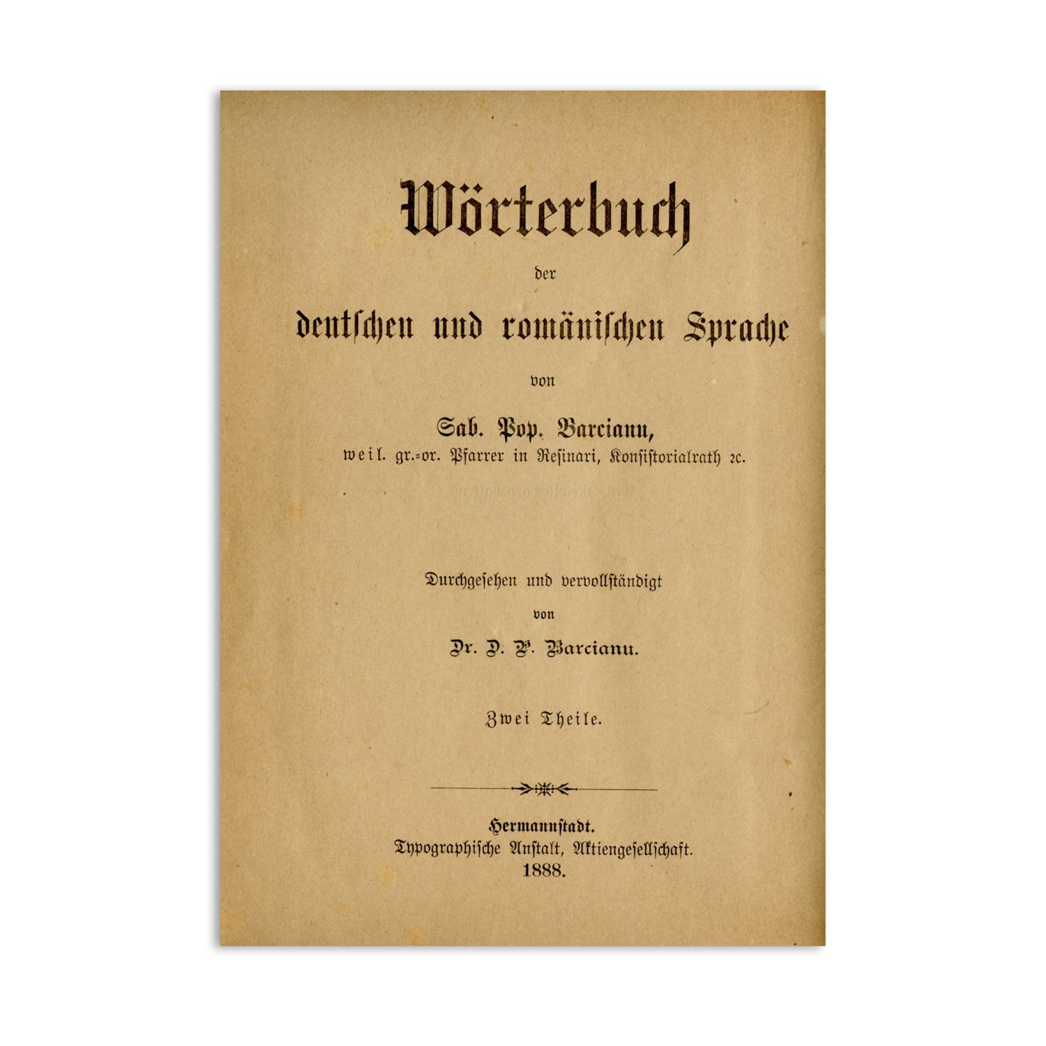 Dicționar francez-român + dicționar român-german + dicționar german-român, 1888-1900 - imagine 2