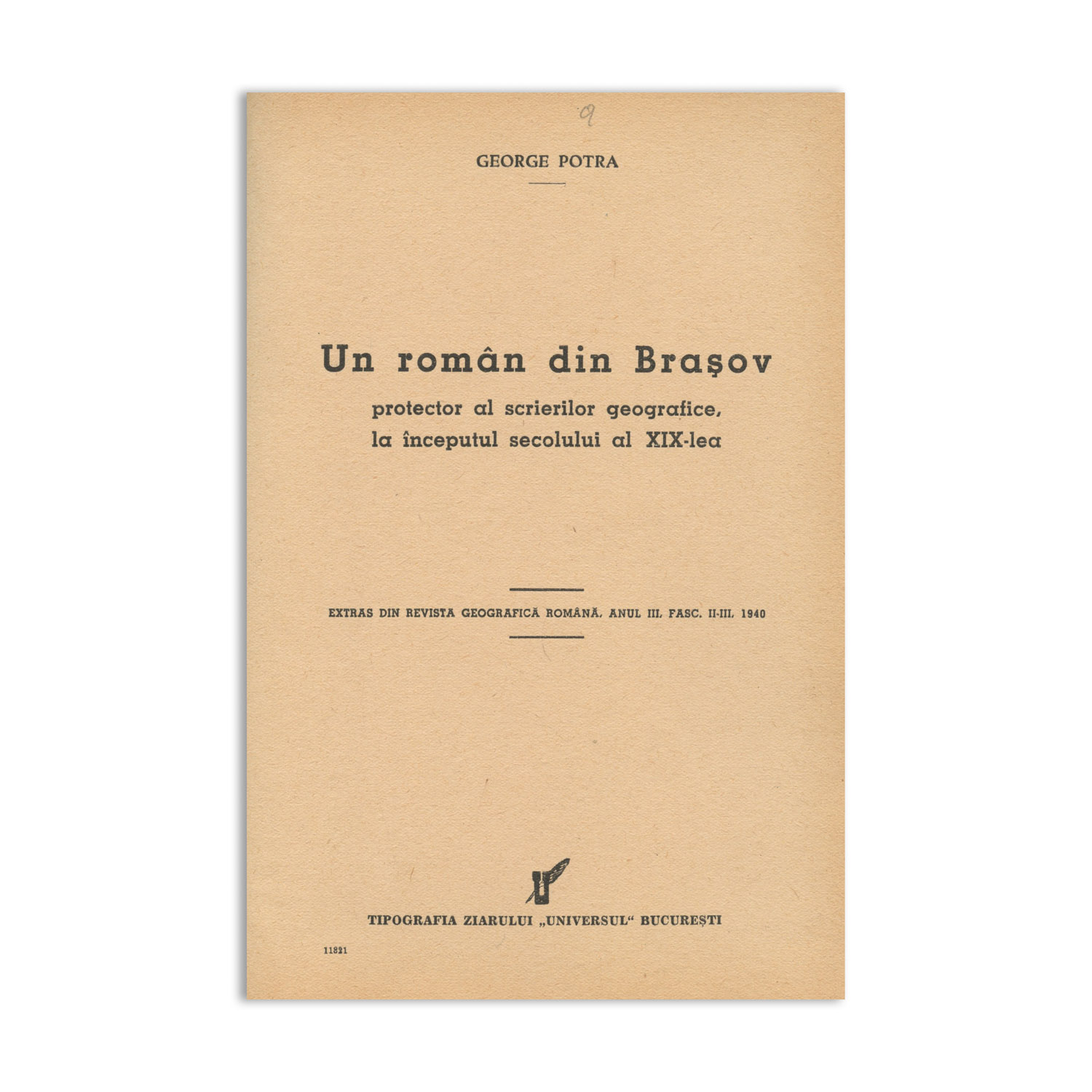 George Potra, Din Bucureștii de altădată, 1942, cu dedicație olografă, colligat cu alte 4 studii ale autorului - imagine 6