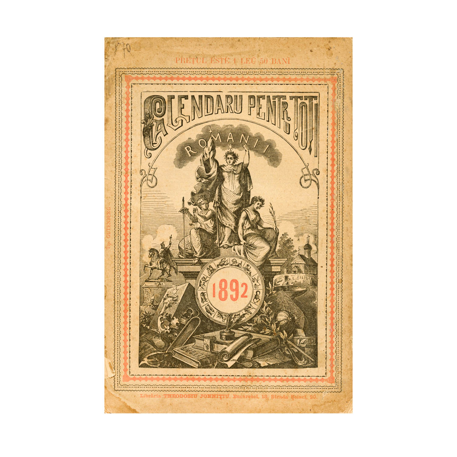 N. D. Popescu, Calendarul pentru toți românii pe anii 1892