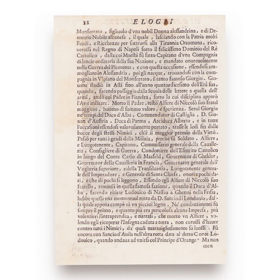 Mihai Viteazul, gravură în cupru eronat identificată ca fiind George Basta, 1683 - imagine 3