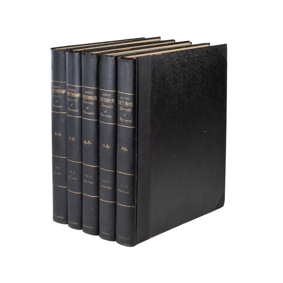 Marele Dicționar Geografic al României, 1898 - 1902, 5 volume - imagine 7