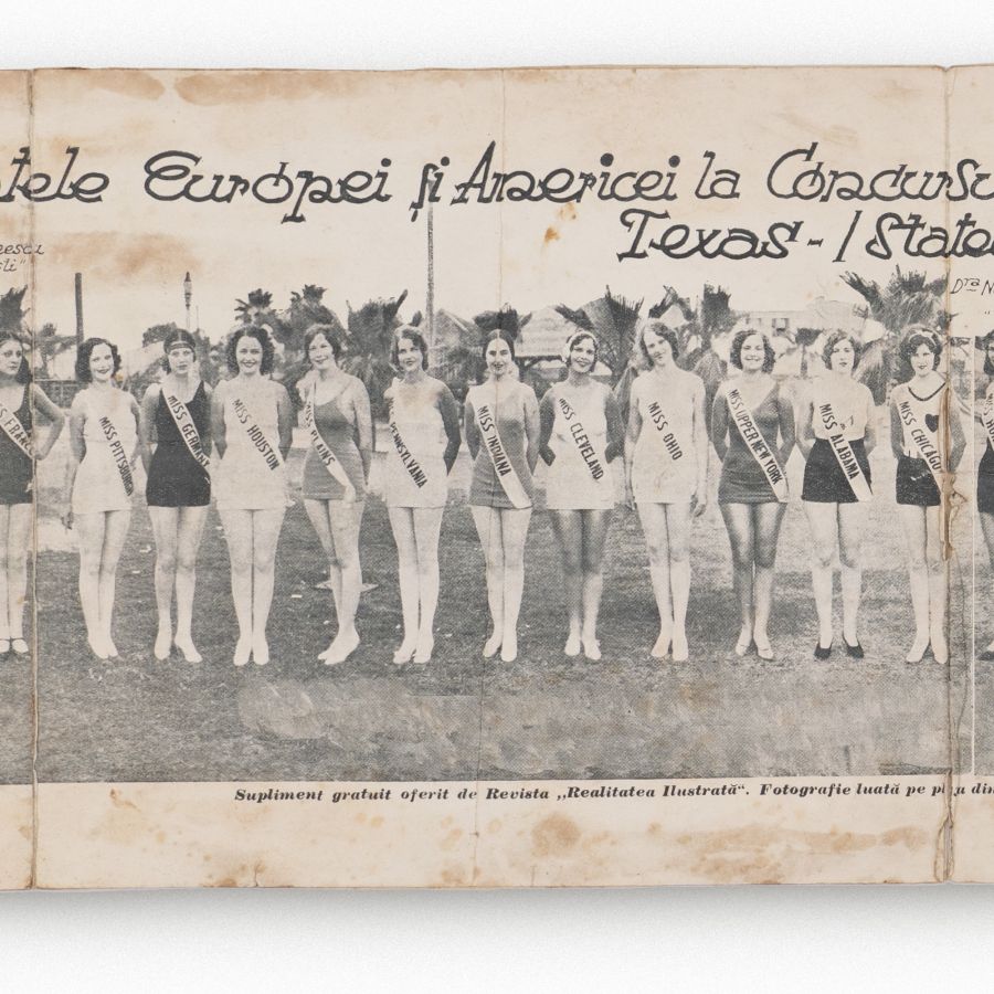Reprezentantele Europei și Americii la Concursul internațional de frumusețe din Galveston, 9 august 1930 - imagine 3