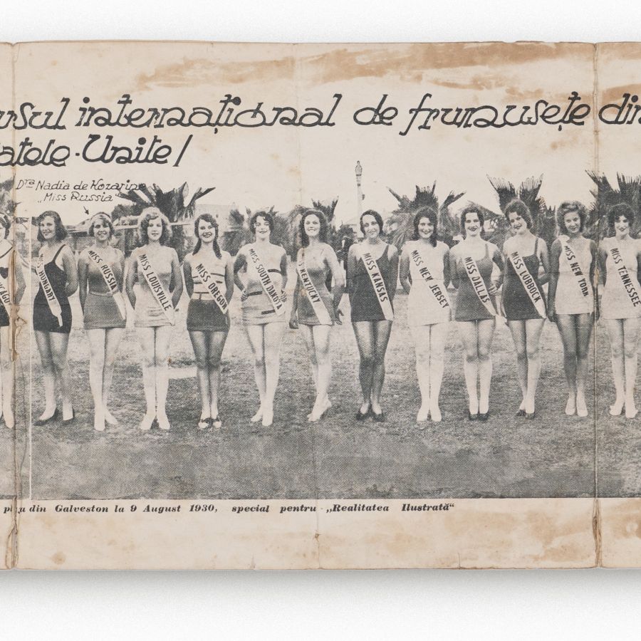 Reprezentantele Europei și Americii la Concursul internațional de frumusețe din Galveston, 9 august 1930 - imagine 4