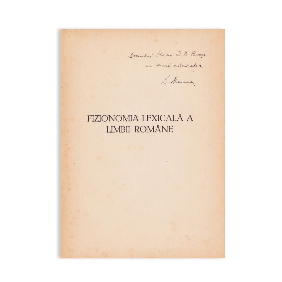 Dimitrie Macrea, Grigore Popa, Petre Hossu, Nicolae N. Condeescu, cinci volume, 1941-1944, cu dedicație pentru D. D. Roșca - imagine 4