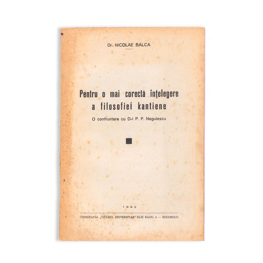 N. Bagdasar, Leon Diculescu, I. Didilescu, Dr. Nicolae Balca, patru volume cu dedicație pentru D. D. Roșca, 1939-1943 - imagine 8