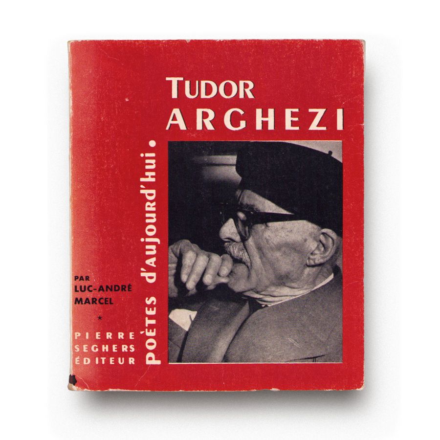 Luc-André Marcel, Tudor Arghezi, cu ampla dedicație a poetului pentru Gh. Maurer - imagine 3