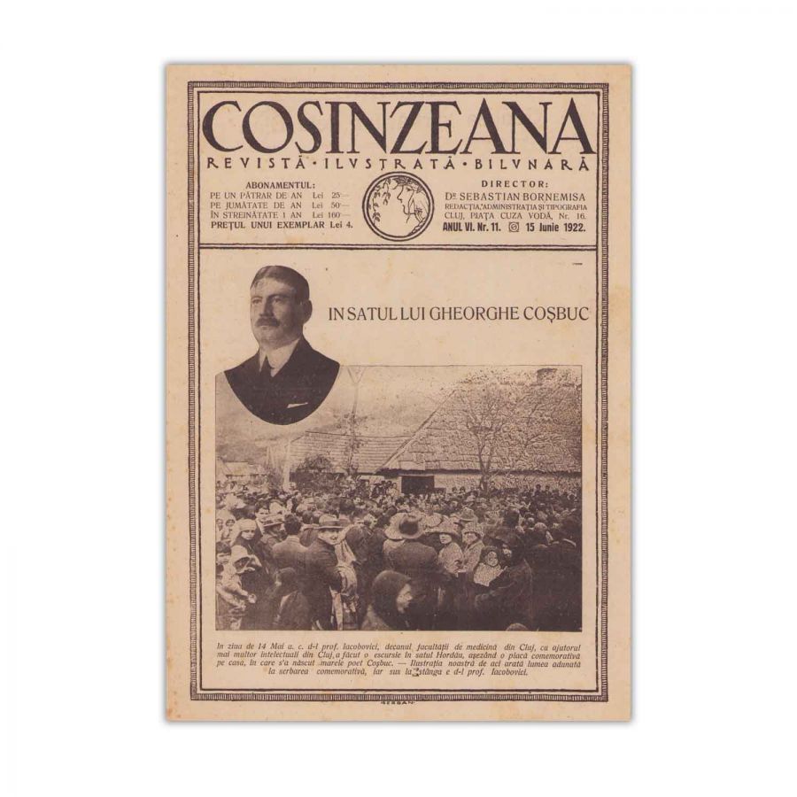 Publicația „Cosânzeana”, anii III-IV colligați + anul II, nr. 51 + anul VI, nr. 11, cu reprezentarea lui Titu Maiorescu - imagine 4