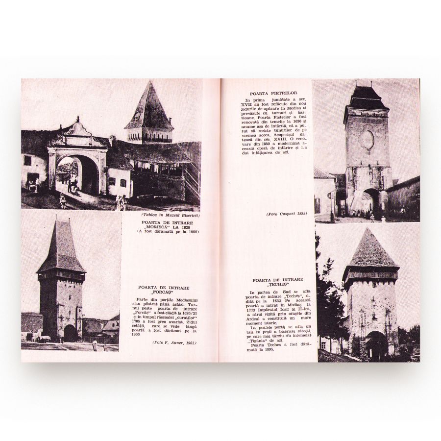 George Togan, Mediaș - Istorie romanțată, 1944, cu amplă dedicație olografă - imagine 2