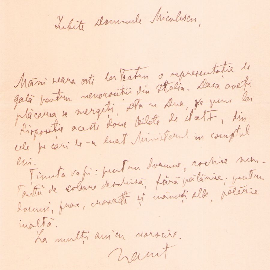 Spiru Haret, scrisoare expediată domnului Miculescu, 31 decembrie 1908 - imagine 2