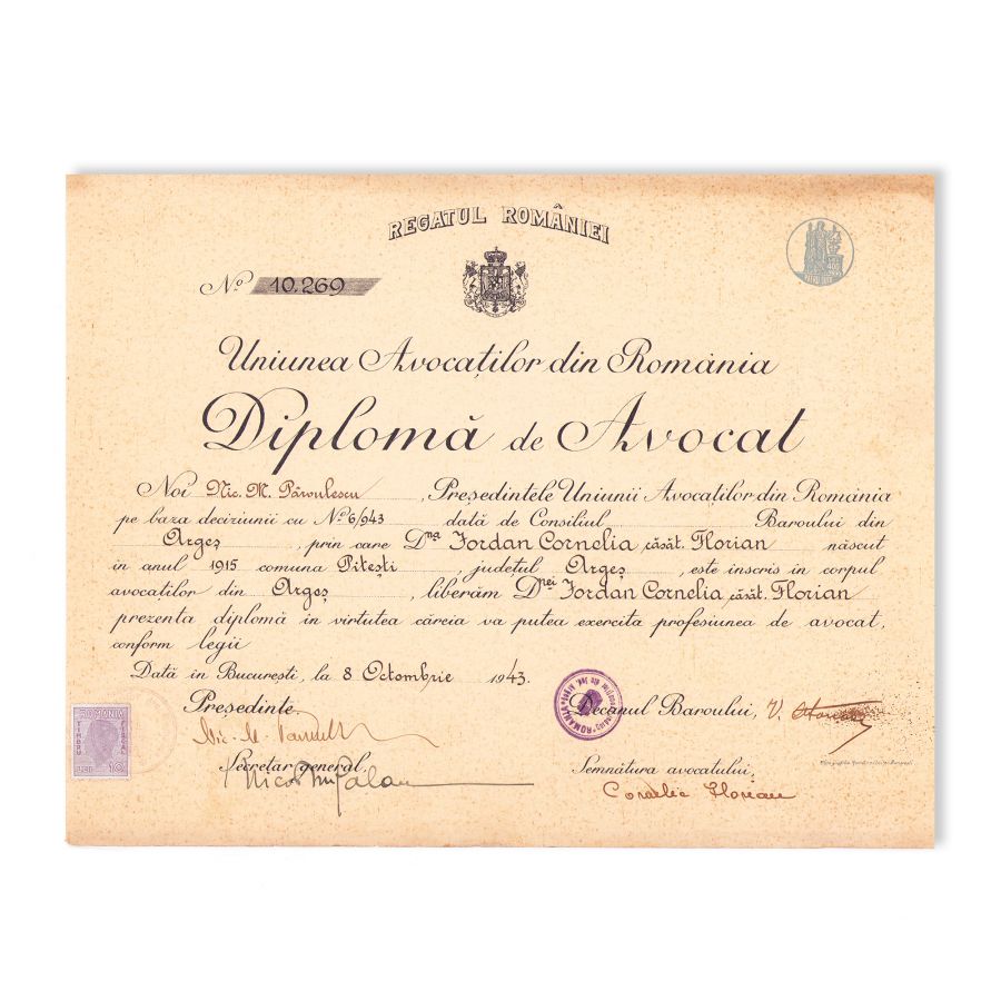 Documente din arhiva avocatului Neicu Victor și a avocatei Iordan Cornelia - imagine 2
