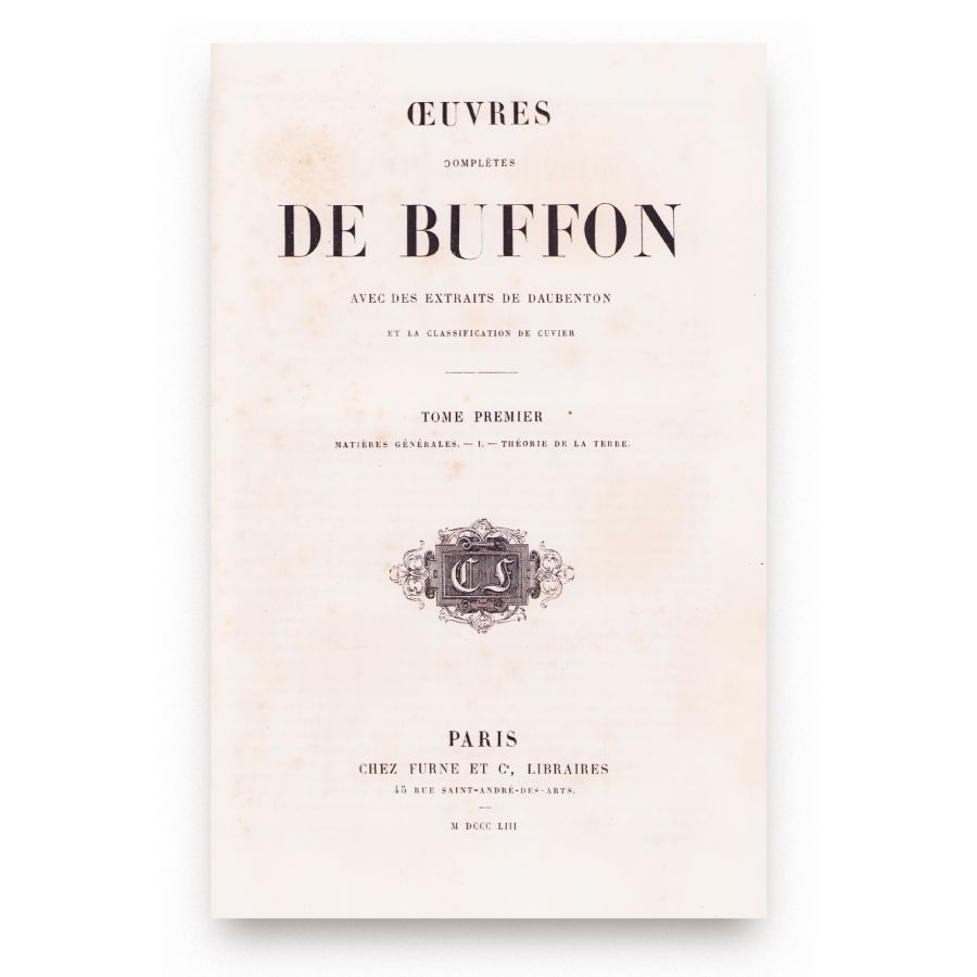 Oeuvres complètes de Buffon, 1853, 6 tomuri - Opere complete - imagine 2