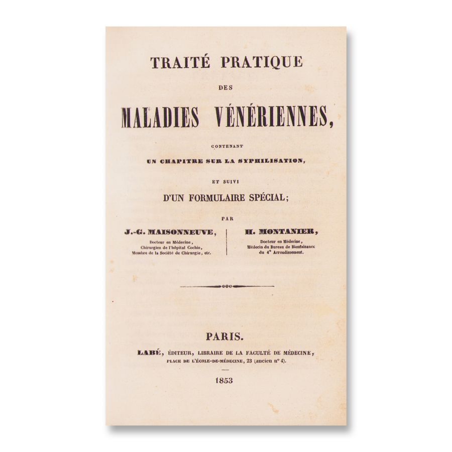 J. G. Maisonneuve, H. Montanier, Tratat practic despre bolile venerice, 1853 - imagine 2