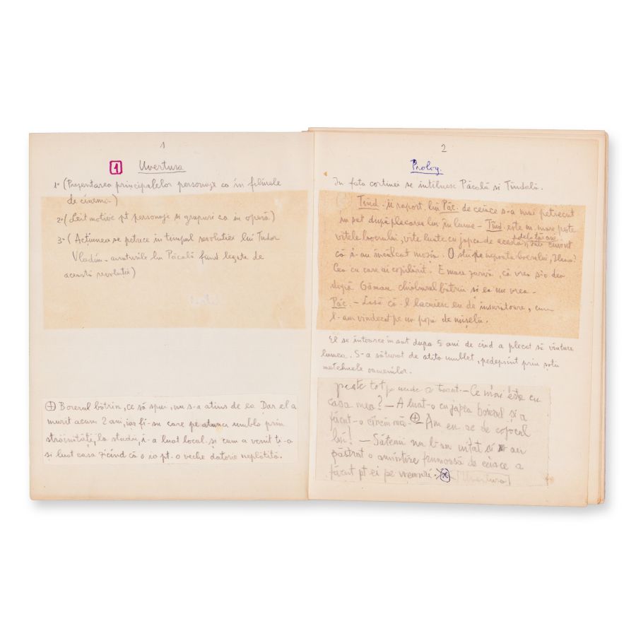 Lucian Teodossiu, „Păcală și Tândală”, două manuscrise - imagine 3